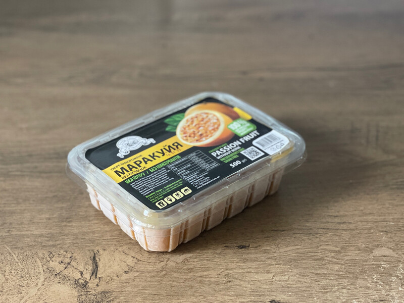 Пюре Fruity Land маракуйя (без кісточки), 500 г.