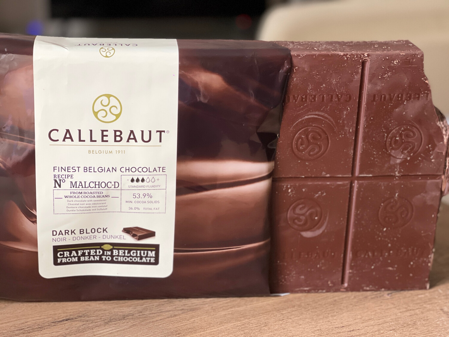 Темний Шоколад без додавання цукру - MALCHOC , 1 кг.