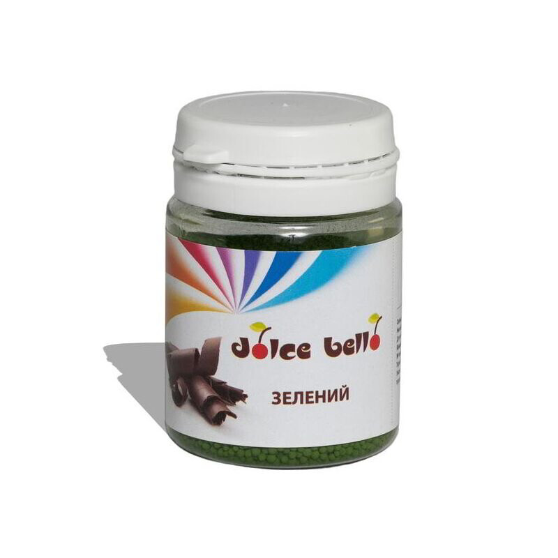 Зелений  барвник  для шоколаду Dolce Bello,  20 г