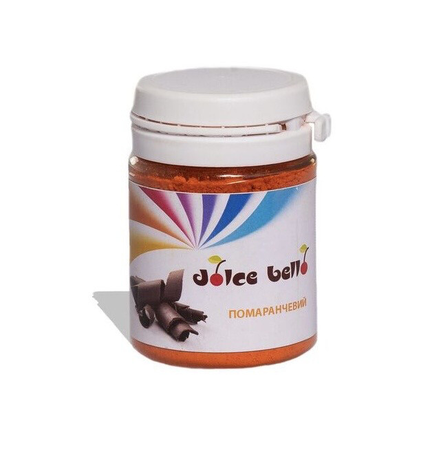 Помаранчевий барвник  для шоколаду Dolce Bello,  20 г