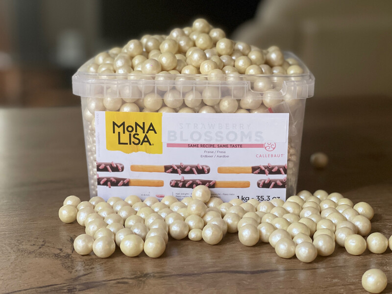 Декор з білого шоколаду Lux Pearls  White, 50 г.