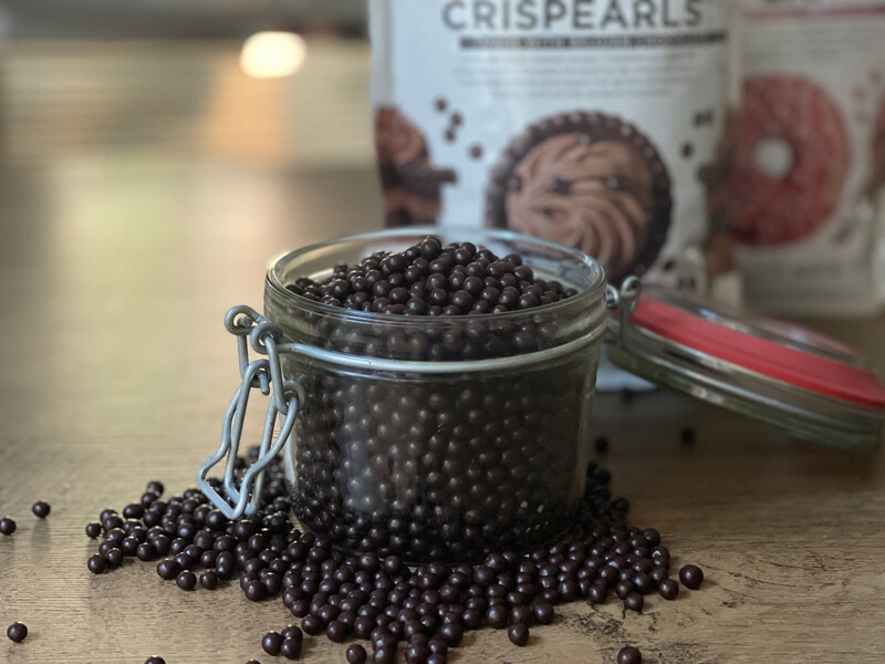 Декор з чорного шоколаду  Crispearl  Callebaut, 50 г.