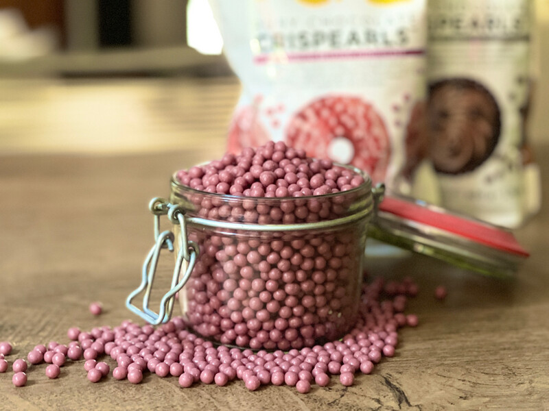Декор з шоколаду Ruby, Crispearl Callebaut, 50 г.