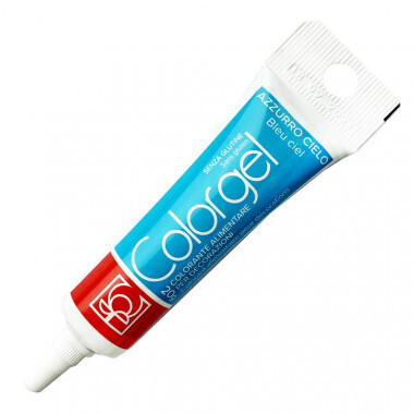 Блакитний гелевий барвник Modecor AZURRO CIELO, 20 г