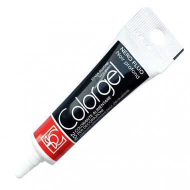 Чорний гелевий фарбник Modecor NERO FLUO , 20 г