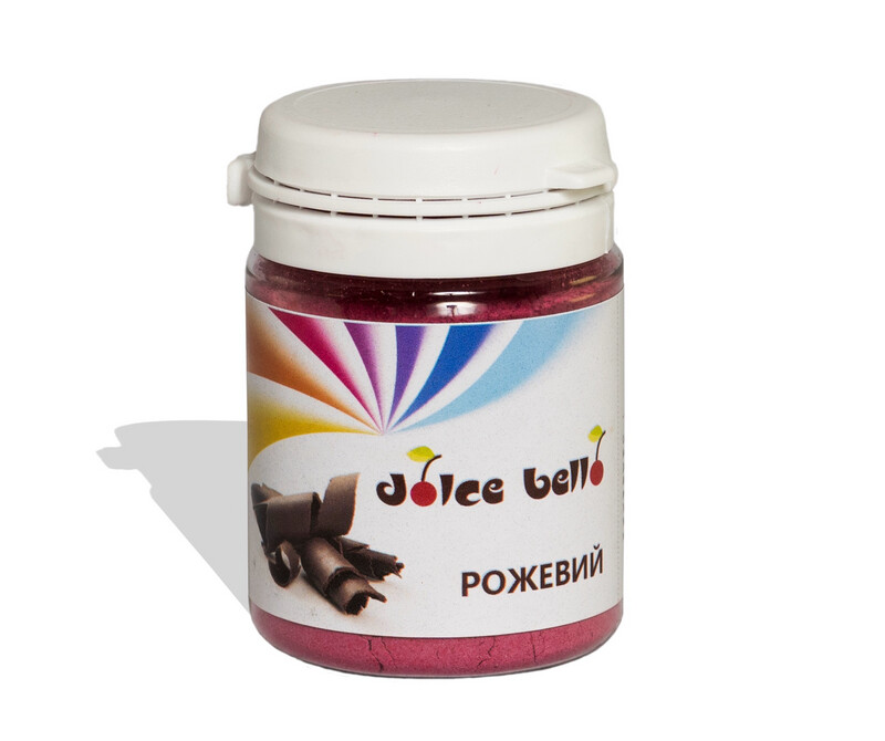 Рожевий барвник для шоколаду Dolce Bello, 10 г