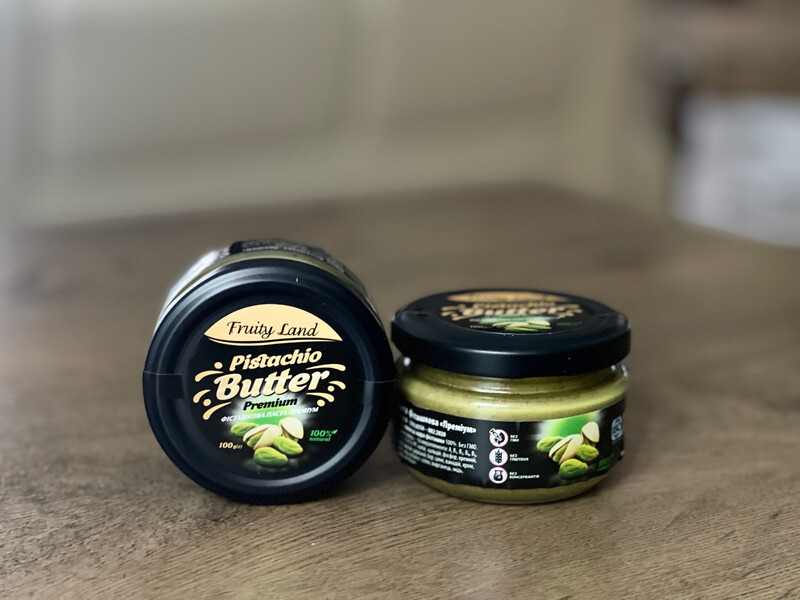 Фісташкова паста 100% Fruity Land (Україна), 100 г.