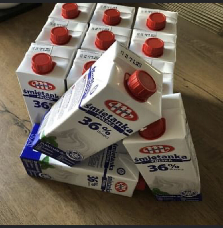 Вершки Smietanka 36% (Польща), 1 ящ (12 л)