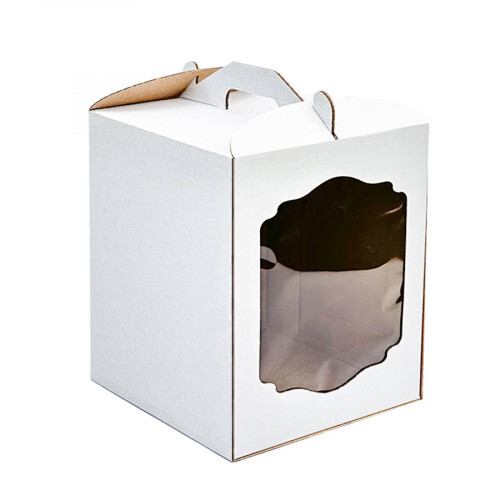 Коробка для торта з мікрогофри 30x30x30см, 1 шт.