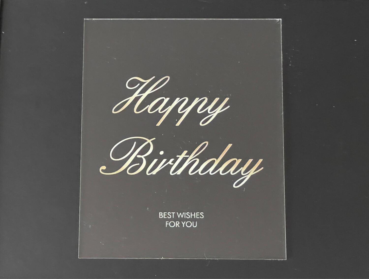 Топер «Happy birthday», 10х12 см, акрил, 1 шт.