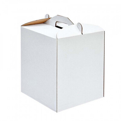 Коробка для торта з мікрогофри 30x30x25см, 1 шт.