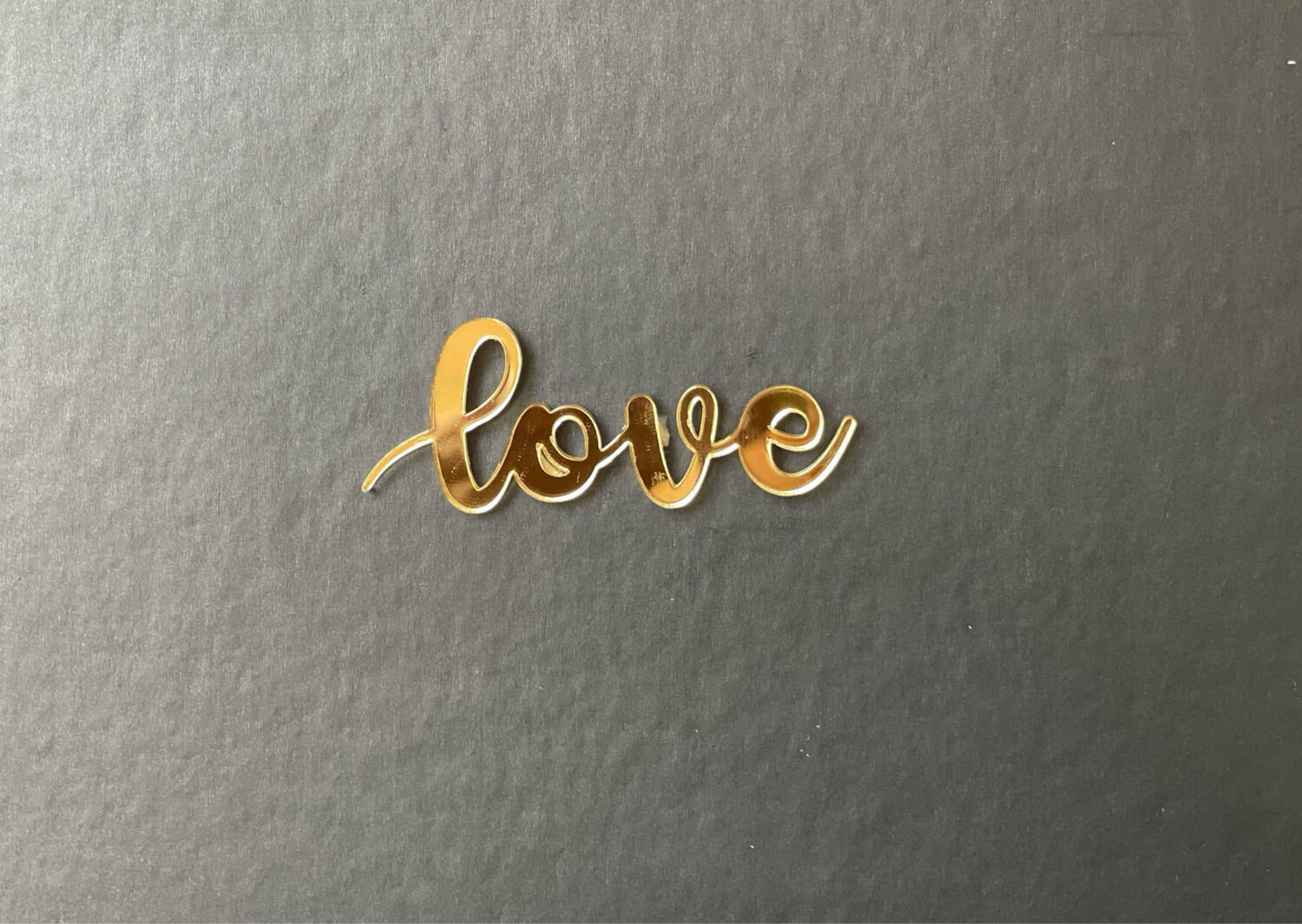 Топер міні «Love», 2х4 см, акрил, 1 шт.
