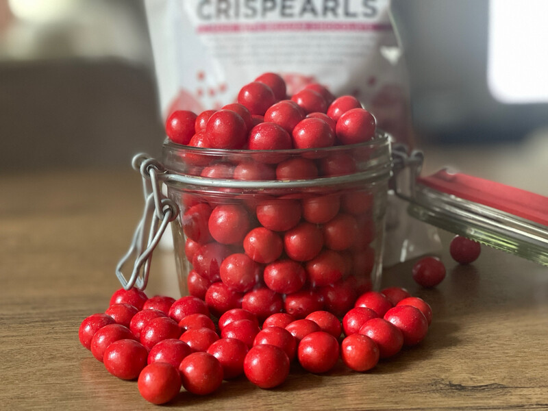 Декор з шоколаду Lux Pearls Red, 50 г.