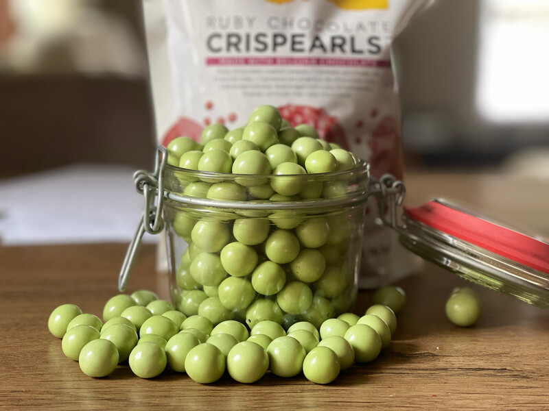 Декор з шоколаду Lux Pearls Green , 50 г.