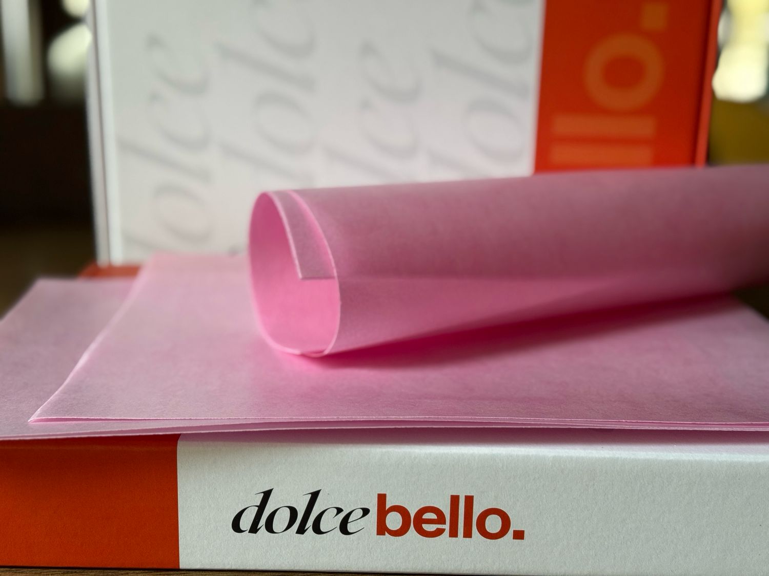 Вафельний папір рожевий ультратонкий Dolce Bello, 1 шт.