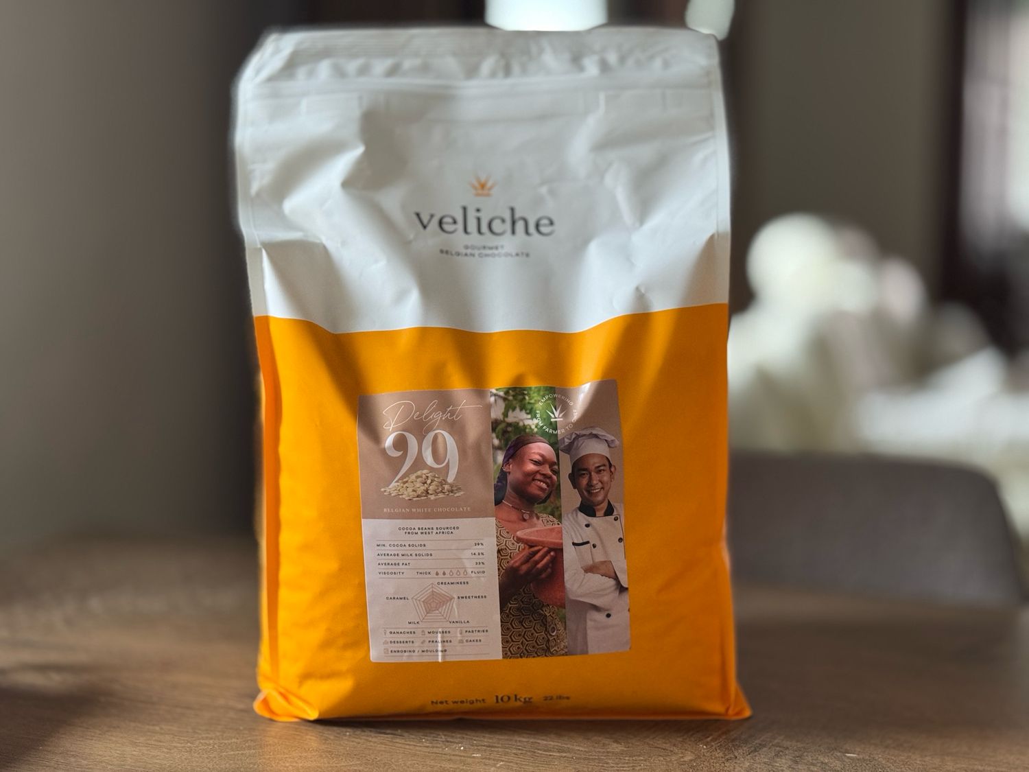 Білий шоколад 29% Veliche Gourmet , 10 кг.