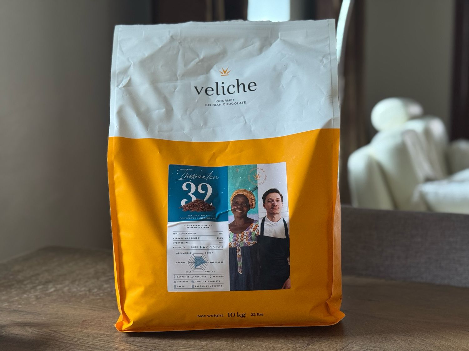 Молочний Шоколад 32% Veliche Gourmet, 10 кг.