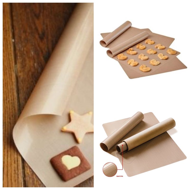 Тефлоновий килимок для випічки 40х60см TeflonPet (Німеччина), 1 шт.