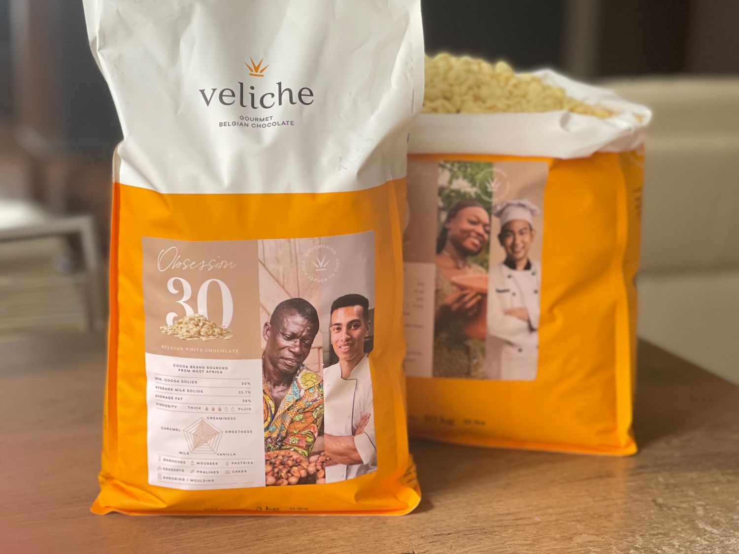 Білий шоколад 30% Veliche Gourmet ,2,5 кг.