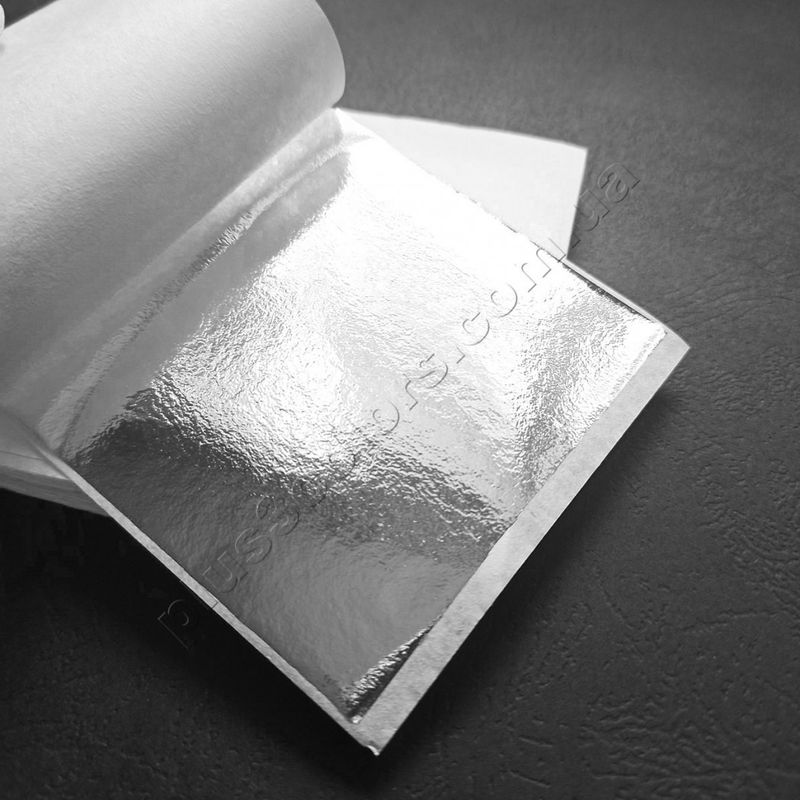 Поталь срібло 8х8 см , 5 шт.