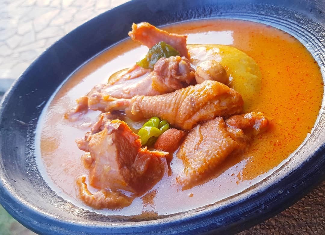 Fufu with Chicken and Light Soup