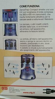 ZANZARIERA GFG TRAP COMPACT BLU