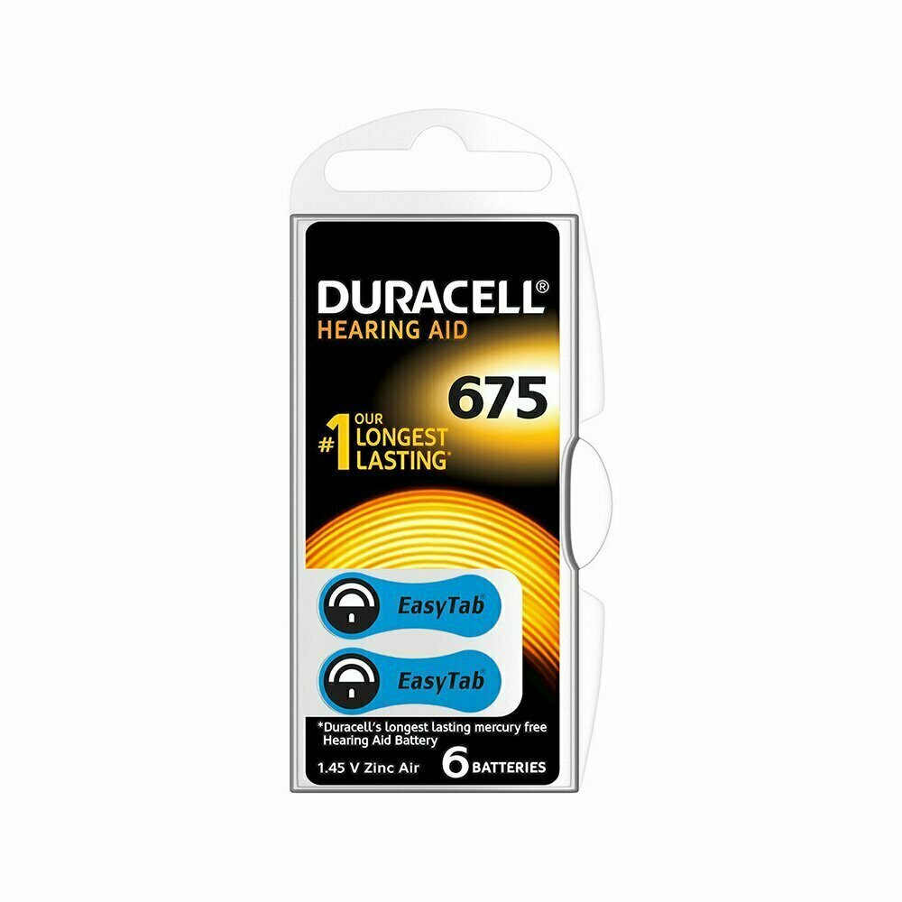 DURACELL ACUSTICA EASY TAB675 BLU BLS6PZ