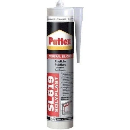 SILICONE PATTEX SL619 NEUTRO X POLICARBONATO