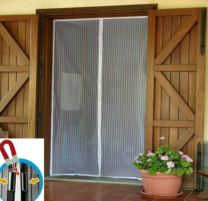 ZANZARIERA MAGNETICA 120X240 BIANCA