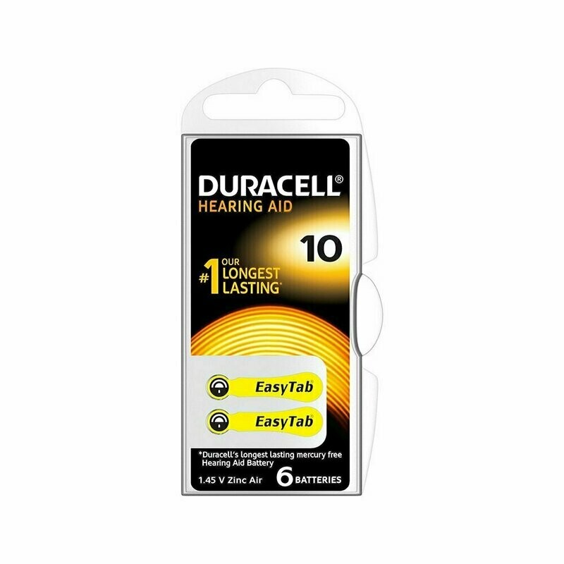 DURACELL ACUSTICA EASY TAB 10 GIALLO BL.6 PZ