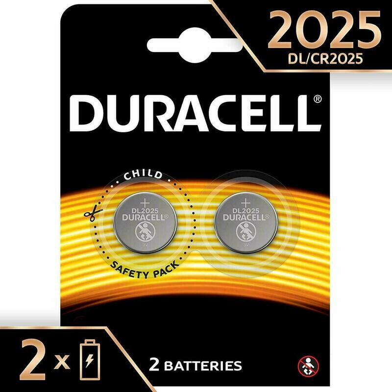 DURACELL BATTERIA CR2025 BLISTER 2 PZ