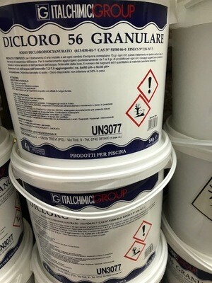 DICLORO IN POLVERE HCL 56%  KG.5
