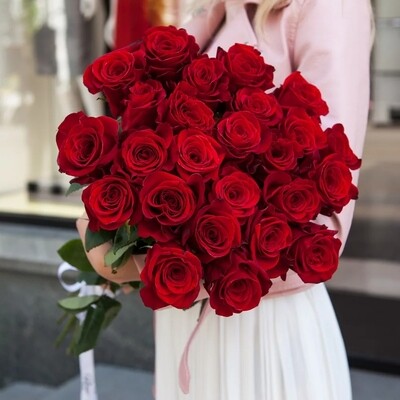 25 красных роз ♥