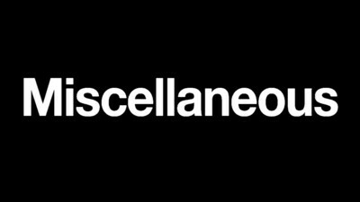Miscellaneous