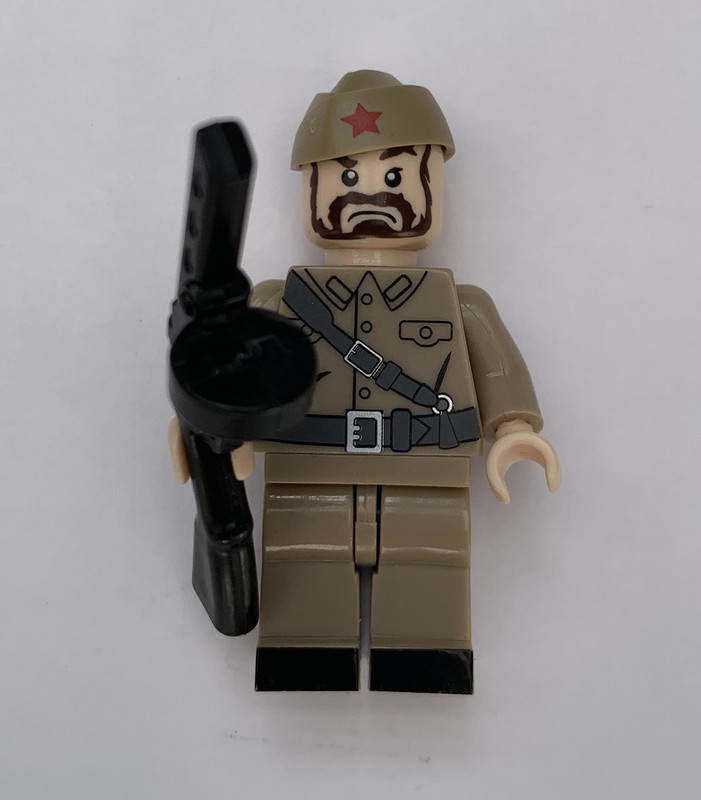 Russian Soldier With PPSH-41