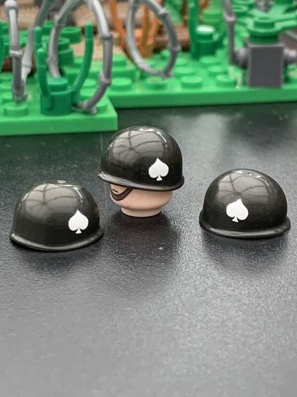 GI Helmets (spades Insignia) X1