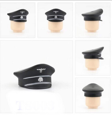 Gestapo Officer Hat Black