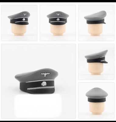 Gestapo Grey Officer Hat