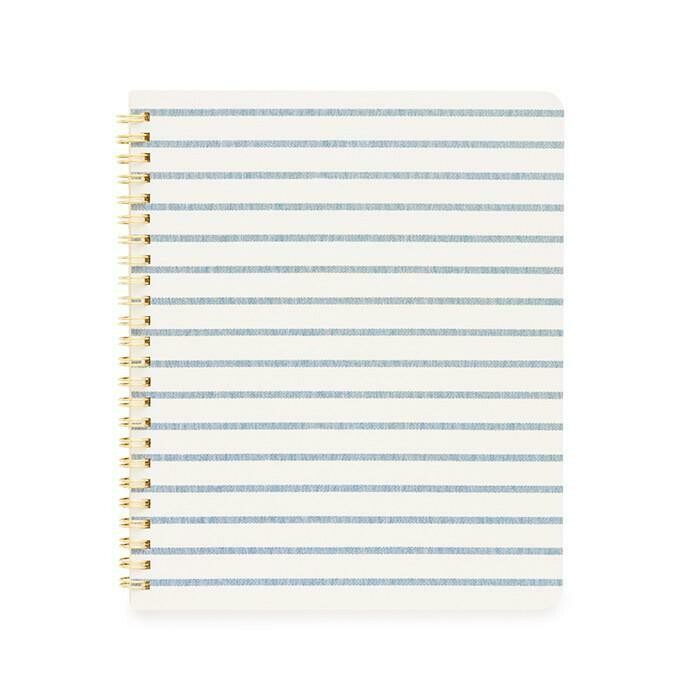 Cuaderno Sugar Paper- Blue Breton Stripe