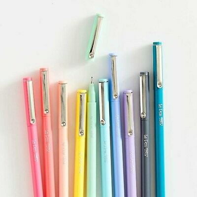 Le Pen Set de 10 - Pastel