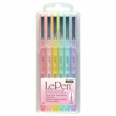 Le Pen Set de 6 - Pastel