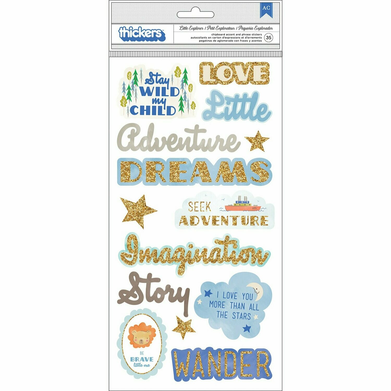 Thicker Stickers Petite Explorateur
