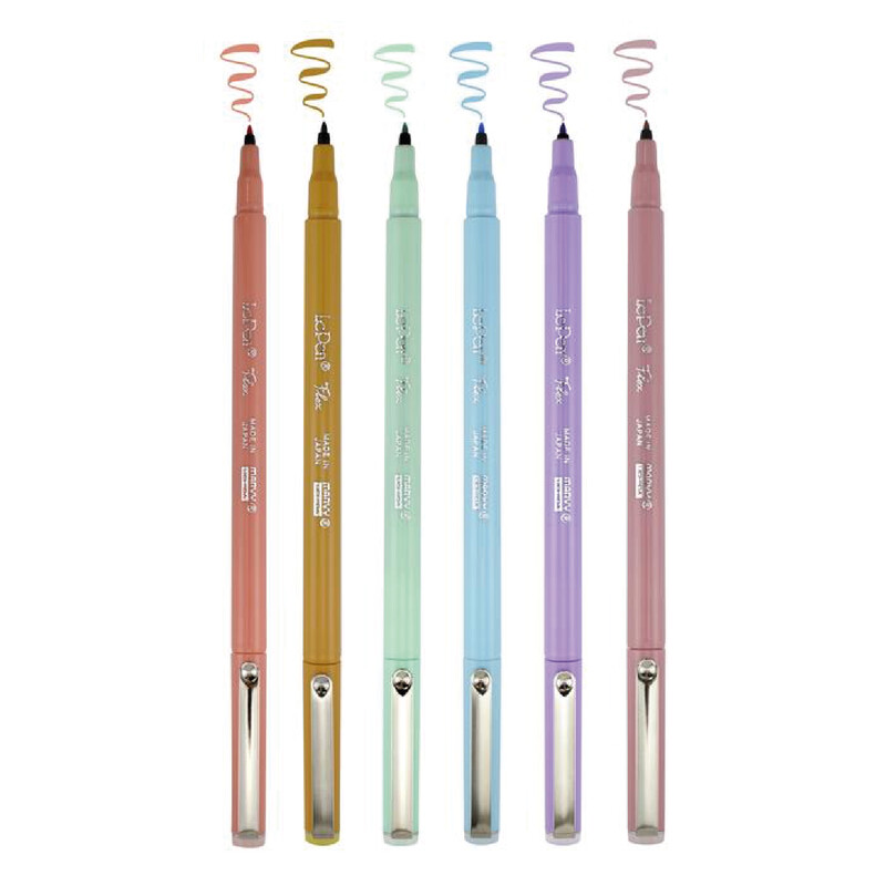 Le Pen Flex Set de 6 - Pastel