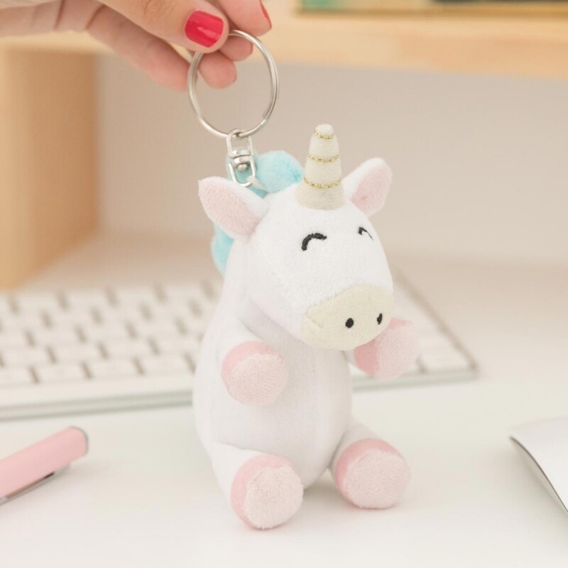 Llavero Peluche Unicornio