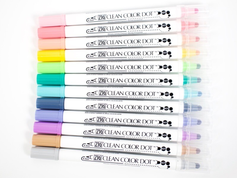 ZIG Clean Color Dot- Set 12