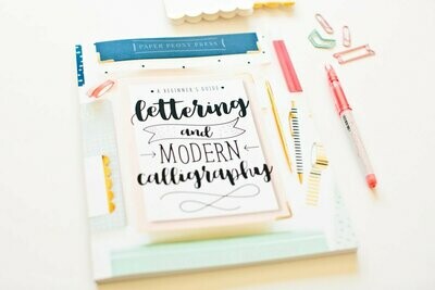 Libro de lettering y Modern Calligraphy