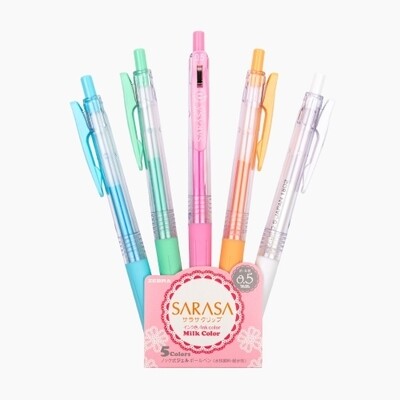 Sarasa Milk Zebra- set de 5