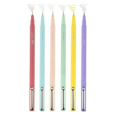 Le Pen Set de 6 - Pastel