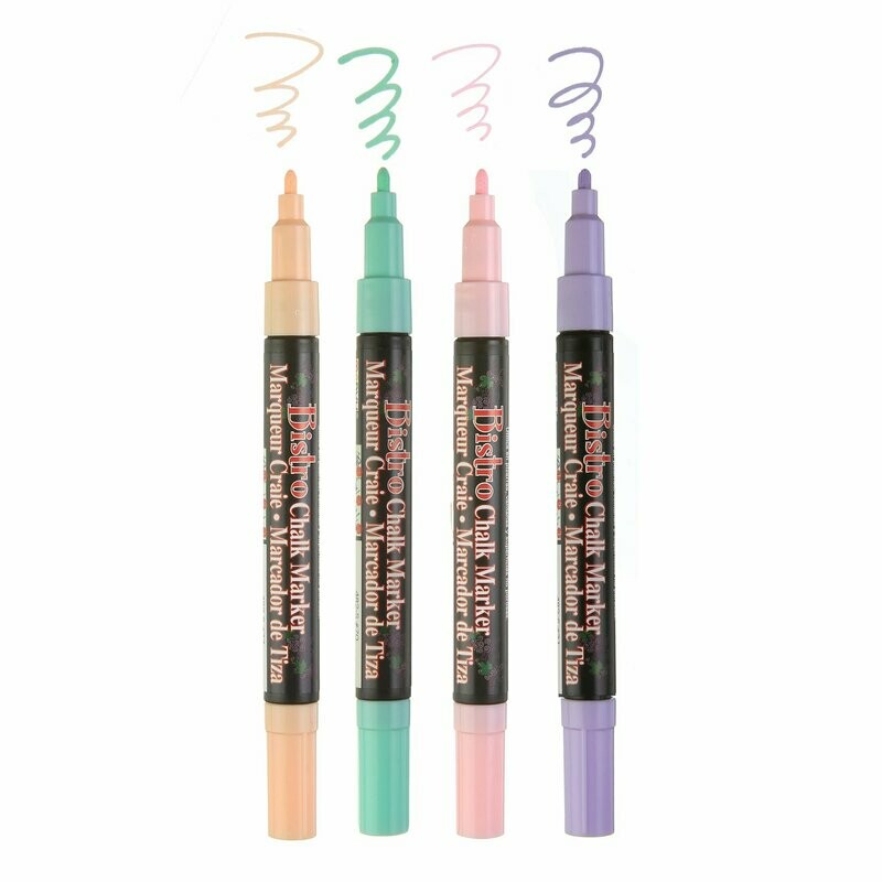 Bistro Chalk marker- fine tip Set4