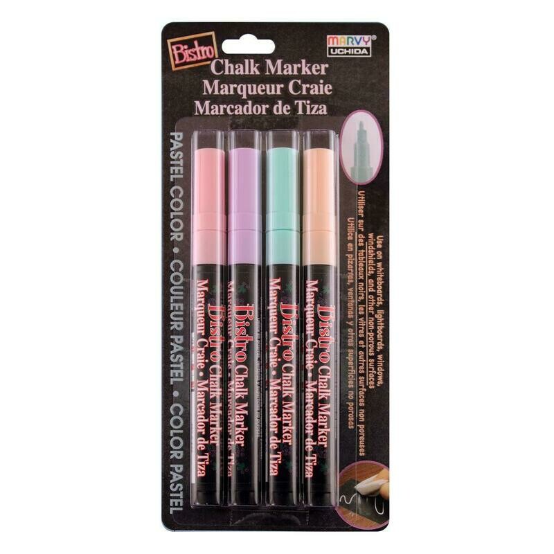 Bistro Chalk marker- fine tip Set4